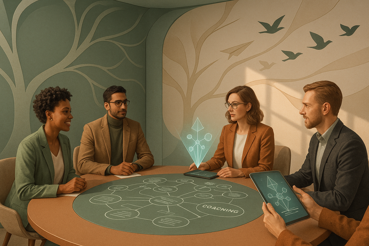 a bit less exaggerated

TRAINING COACHES
Tailored to coaches who want to deepen and broaden their systemic impact. Gain new practices, frameworks, and insights to guide others effectively in a fast-changing world.