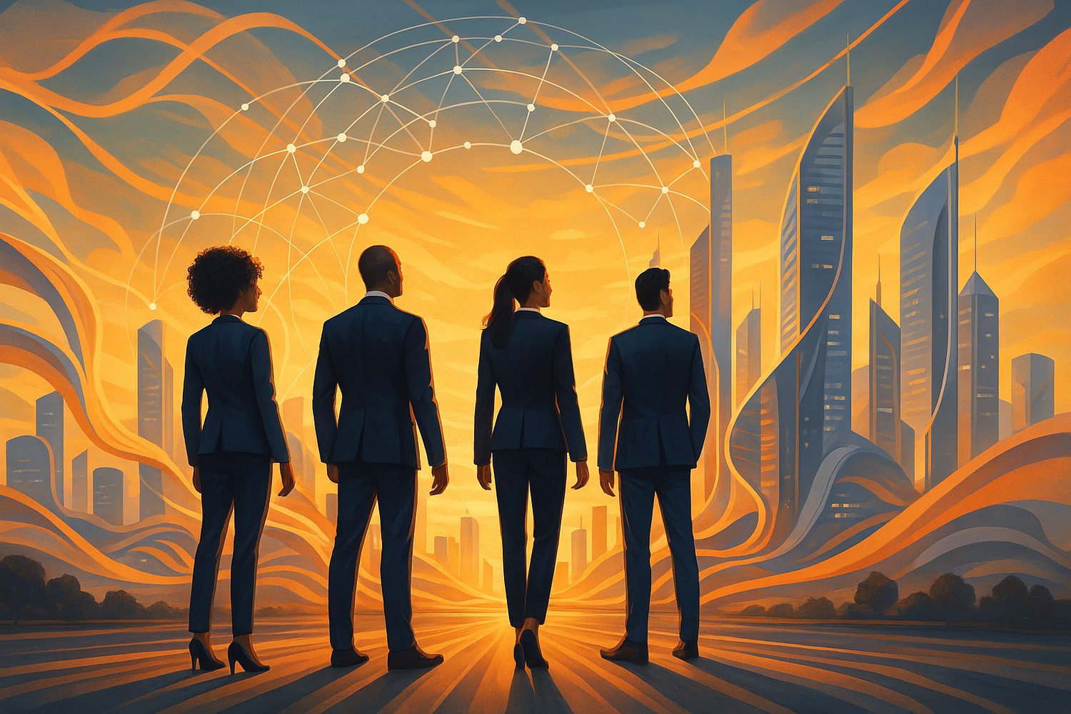 WHO IT’S FOR
FOR VISIONARY LEADERS WHO REFUSE TO STAND STILL

This book is for business leaders and cutting edge change makers who know that traditional models no longer fit today's reality. It's for those who want to build future-ready organizations that are human-centered, agile, and innovative.